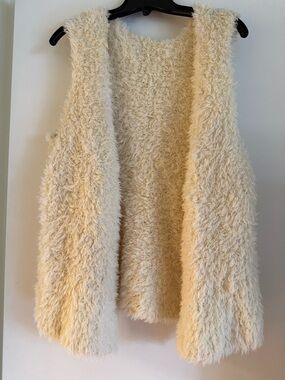 Cozy Plush Cream Faux Fur Vest - Women's Sleeveless Outerwear